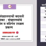 वस्तुसंग्रहालयाची बदलती भूमिका – संपूर्ण प्रकल्प मराठीत | Vastu Sangrahalayachi Badalati Bhumika Prakalp